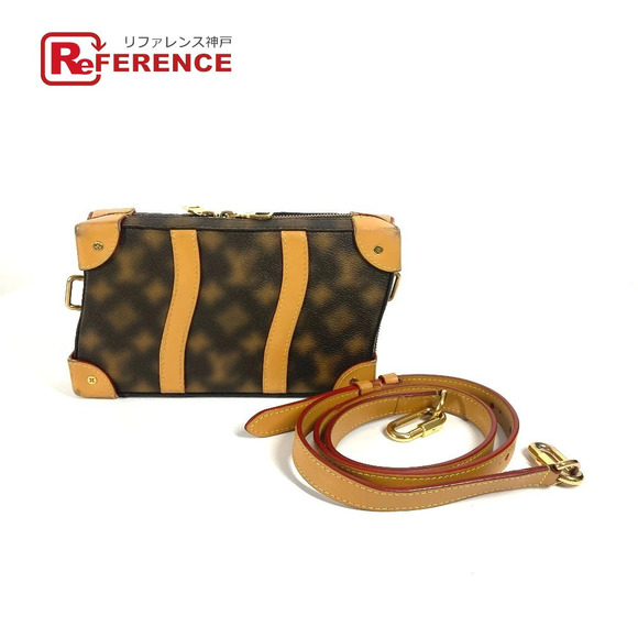 Louis Vuitton Handbags - Louis Vuitton Monogram Soft Trunk Bag Shoulder Leather Brown